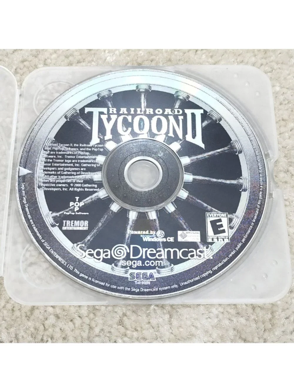 Sega Dreamcast Railroad Tycoon 2 Disc Only Strategy Simulation T-41902N Tested